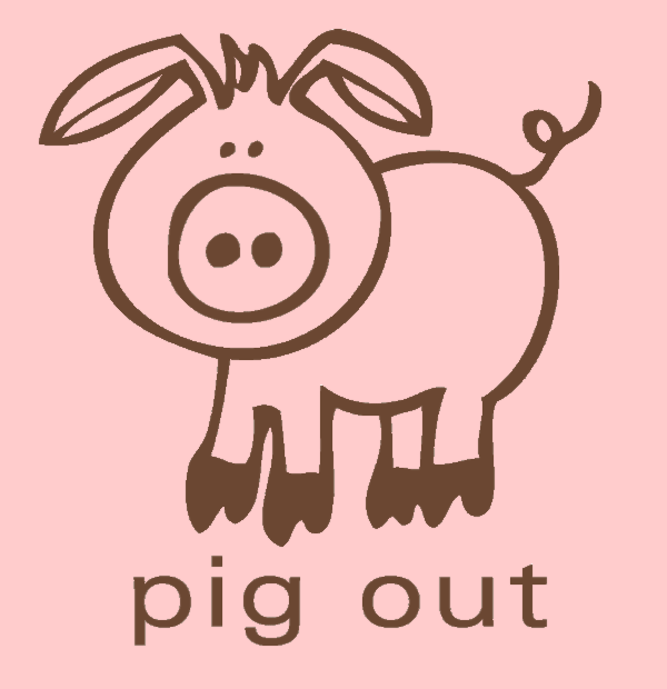 pig out clip art - photo #4
